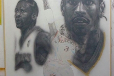 Kobe Bryant Basketball Painting