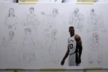 Step-by-Step Basketball Painting Basketball Hall of Fame