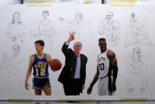 Step-by-Step Basketball Painting Basketball Hall of Fame