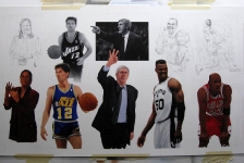 Step-by-Step Basketball Painting Basketball Hall of Fame