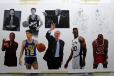 Step-by-Step Basketball Painting Basketball Hall of Fame