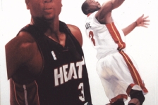 Basketball Painting Step-by-Step of Dwayne Wade