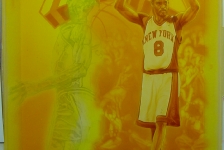 Latrell Sprewell Step by Step Basketball Painting