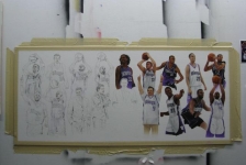 Sacramento Kings I - Step by Step Basketball Painting