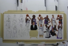 Sacramento Kings I - Step by Step Basketball Painting