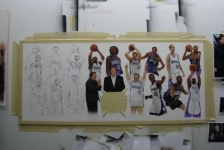 Sacramento Kings I - Step by Step Basketball Painting