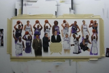 Sacramento Kings I - Step by Step Basketball Painting