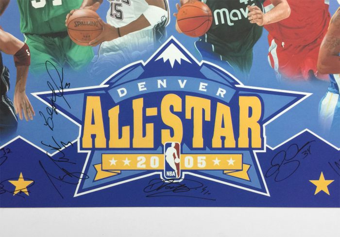 NBA ALL STARS PRINT CLOSE UP - Center